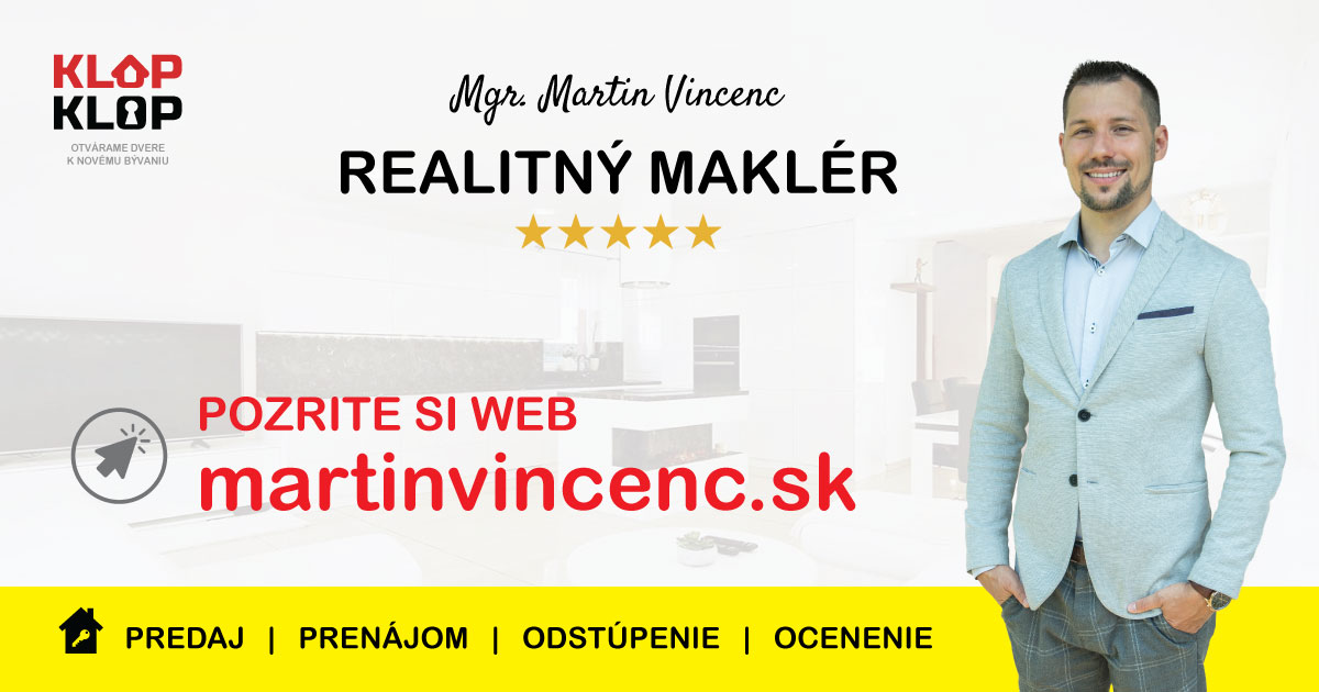 martin vincenc realitny makler